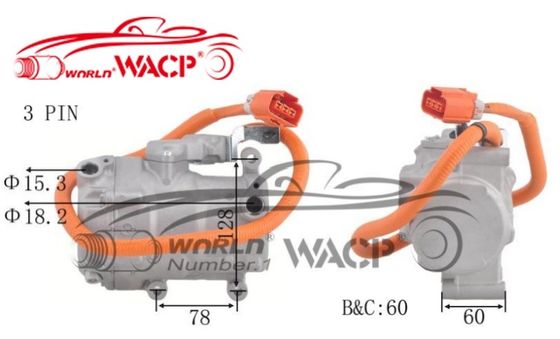 ओईएम 8837047010 700510539 इलेक्ट्रिक एयर कंडीशनर कंप्रेसर ES18C टोयोटा प्रियस W1 W2 1.5 WXHB002 के लिए